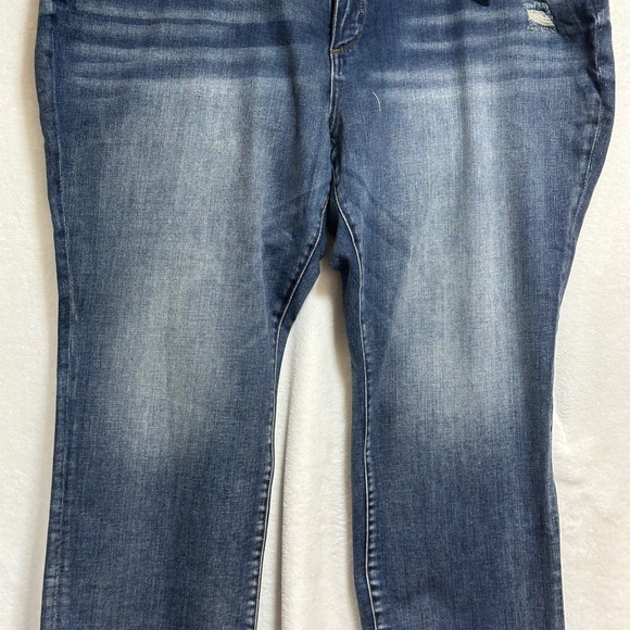 Kut From The Cloth Women's Jeans 24W Blue Reese Ankle Straight Leg High Rise - Picture 3 of 12